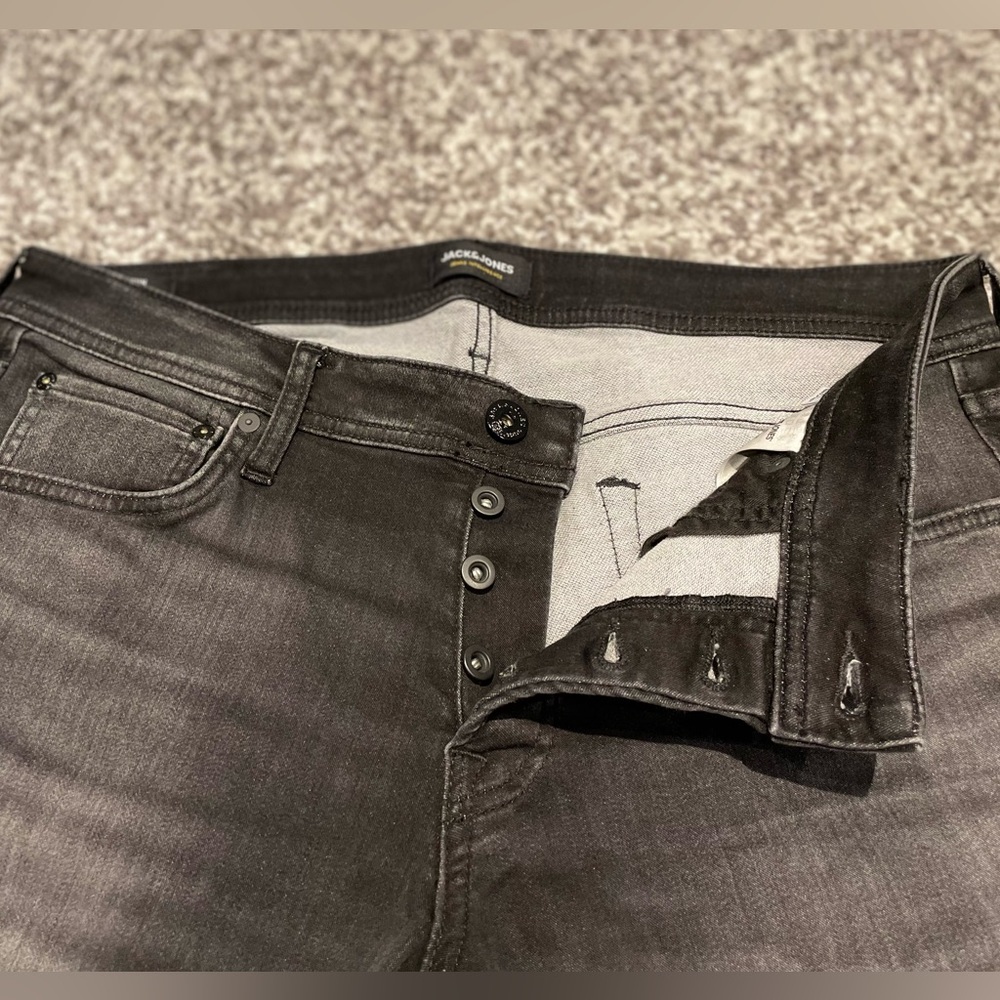 Jack & Jones Black Washed Jean - Picture 4 of 9